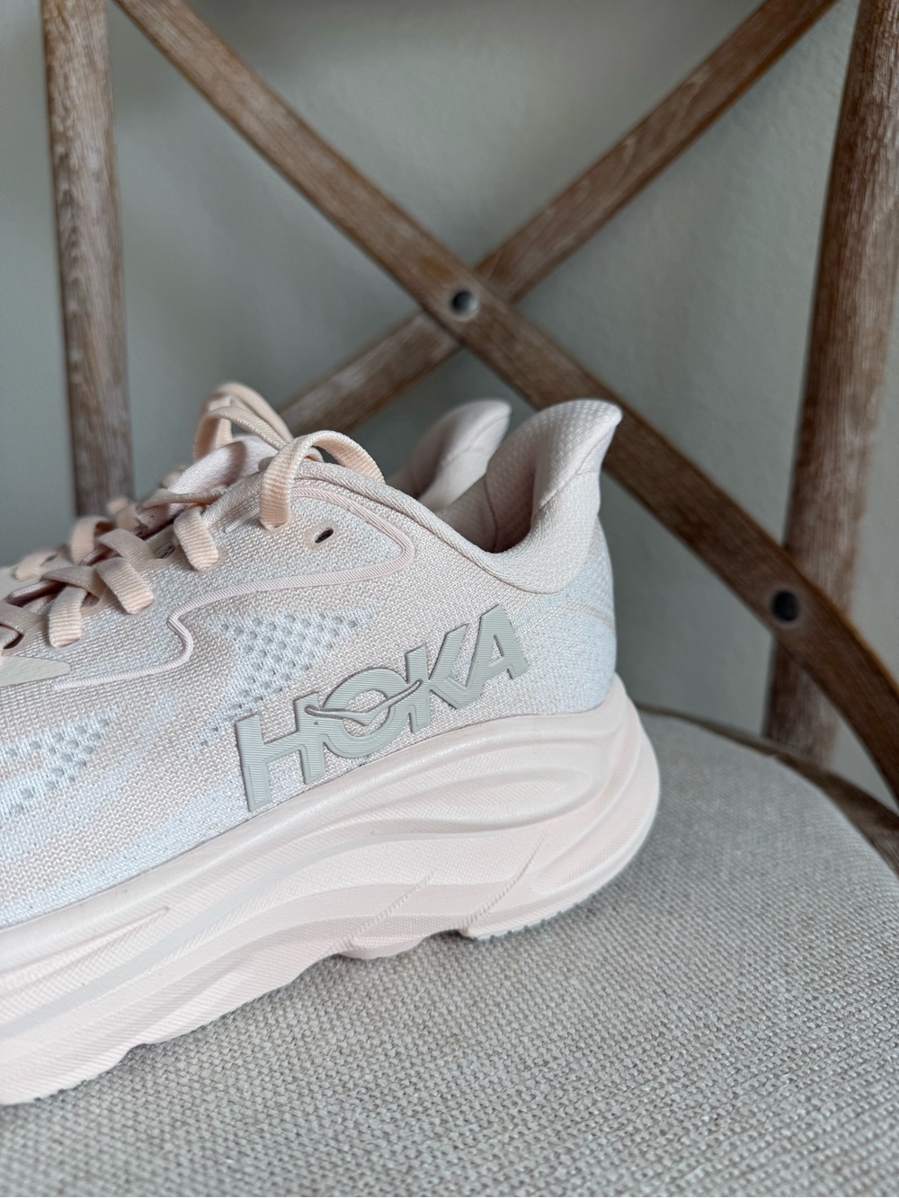 Hoka Clifton 10 Sneakers Beech Wood / Rose Cream - Picture 5 of 8